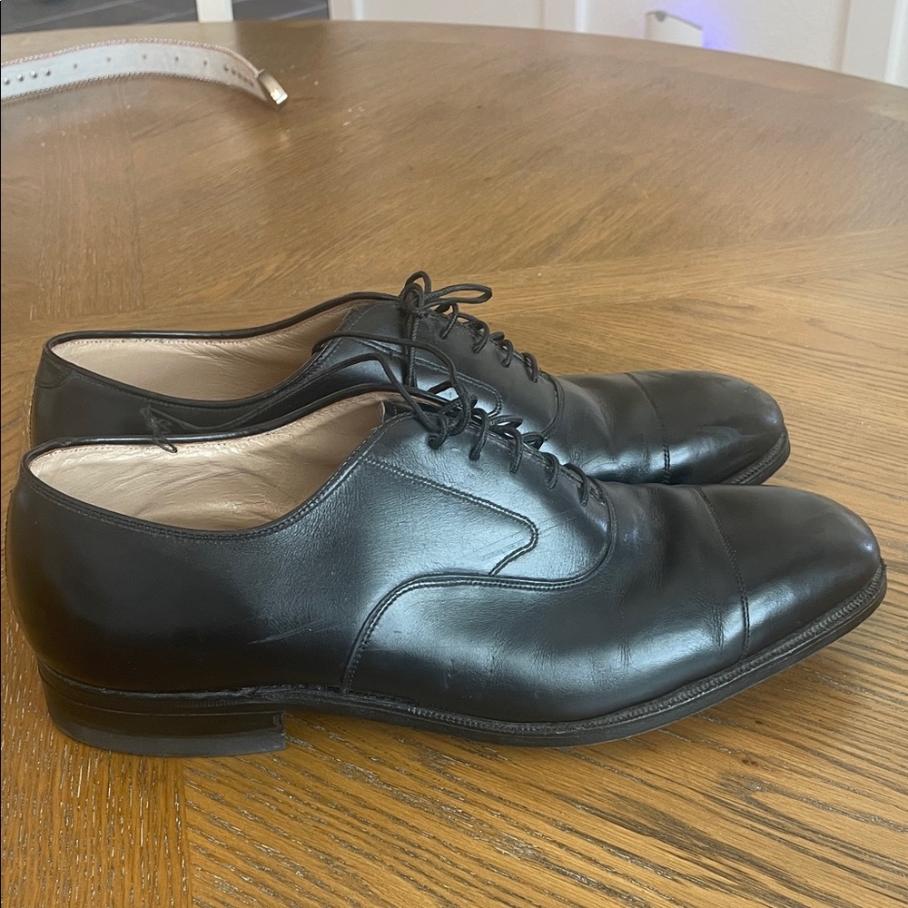 Classic Johnson & Murphy Aristocraft Black Leather Men's Dress Shoes